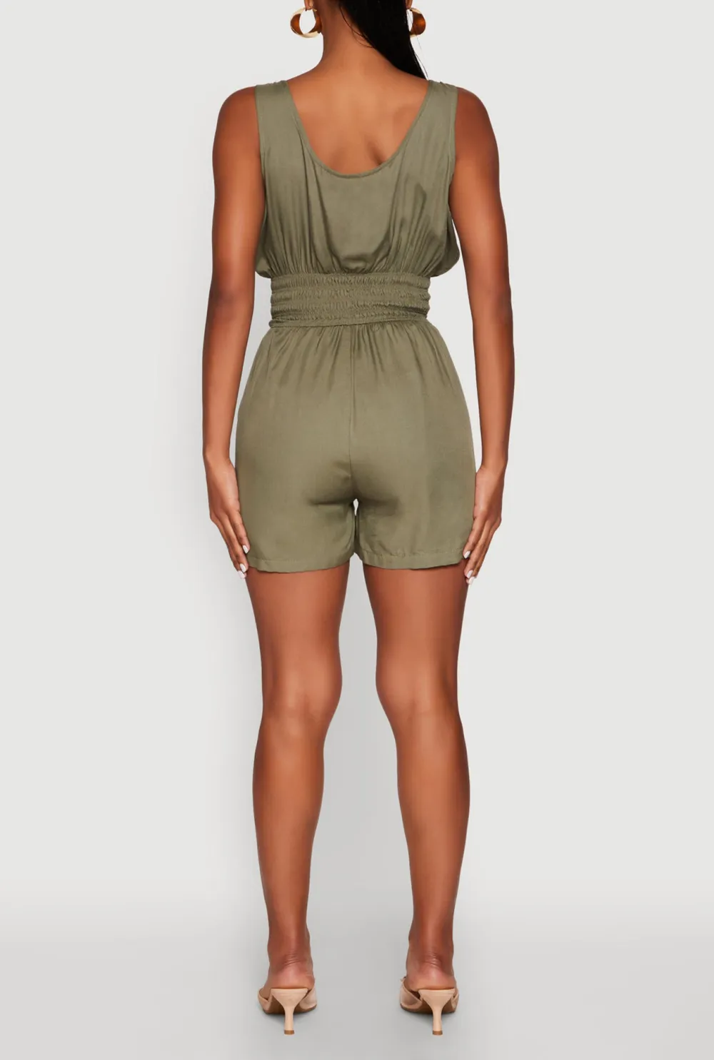 Sleeveless Round Neck Jumpsuit