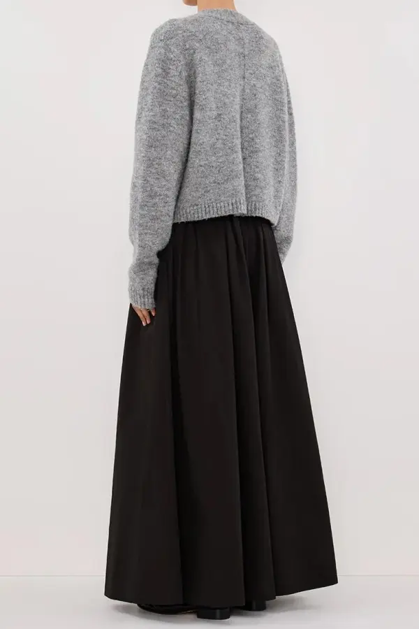 SILVER MARLE KNIT CARDIGAN