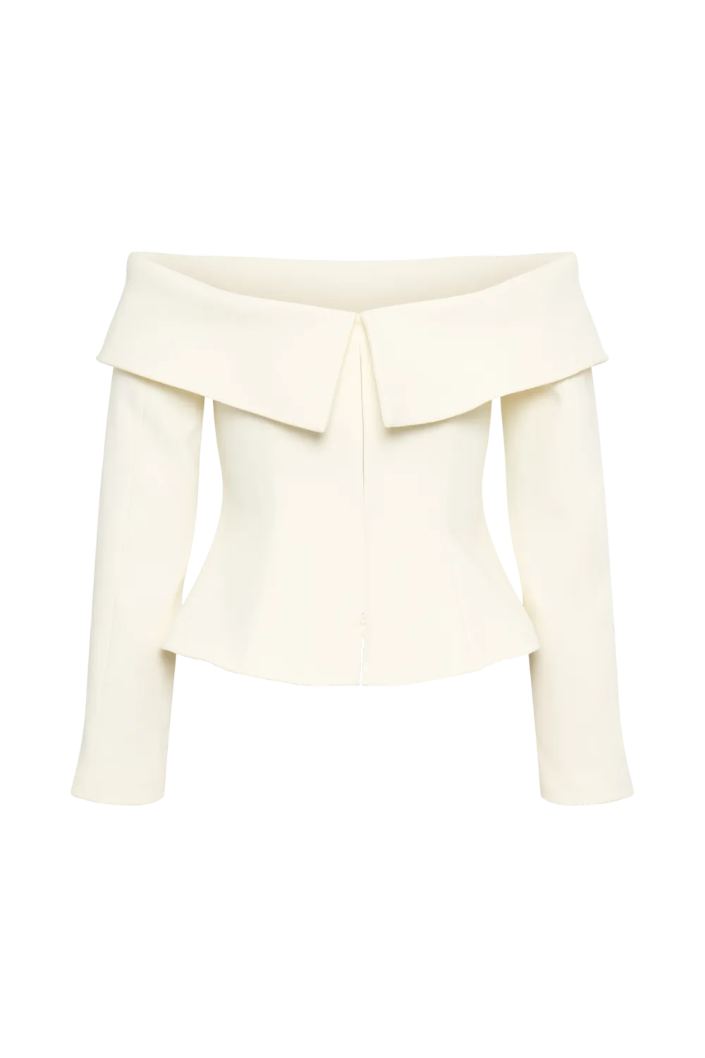 Slight Stretch Off Shoulder Jacket
