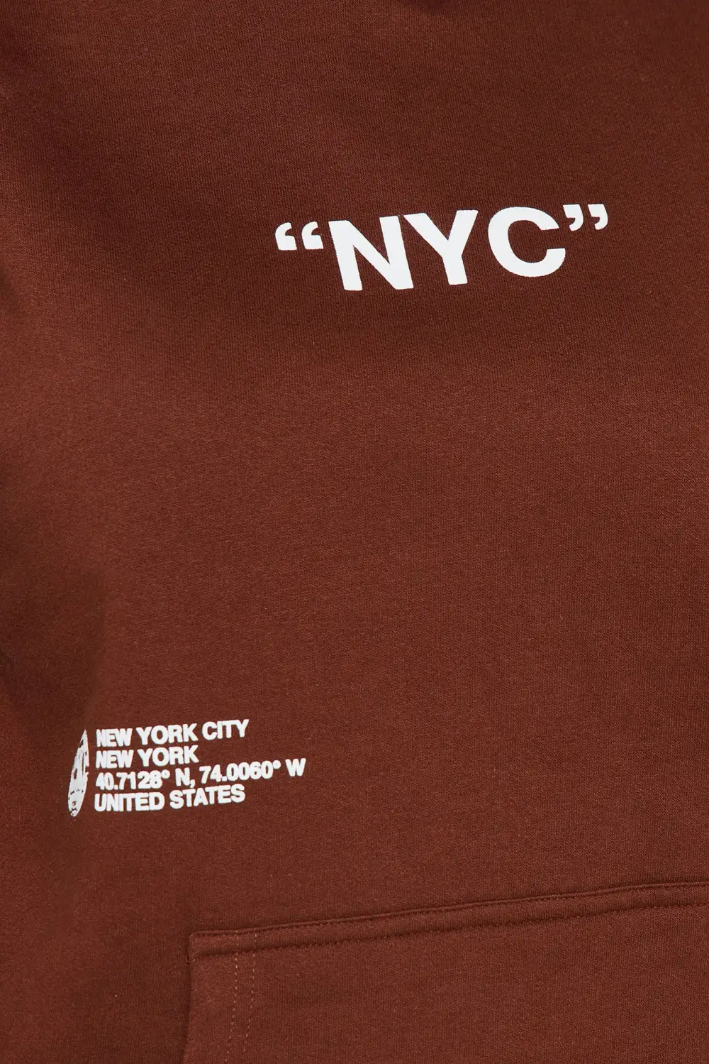 Destination NYC Hoodie - Brown