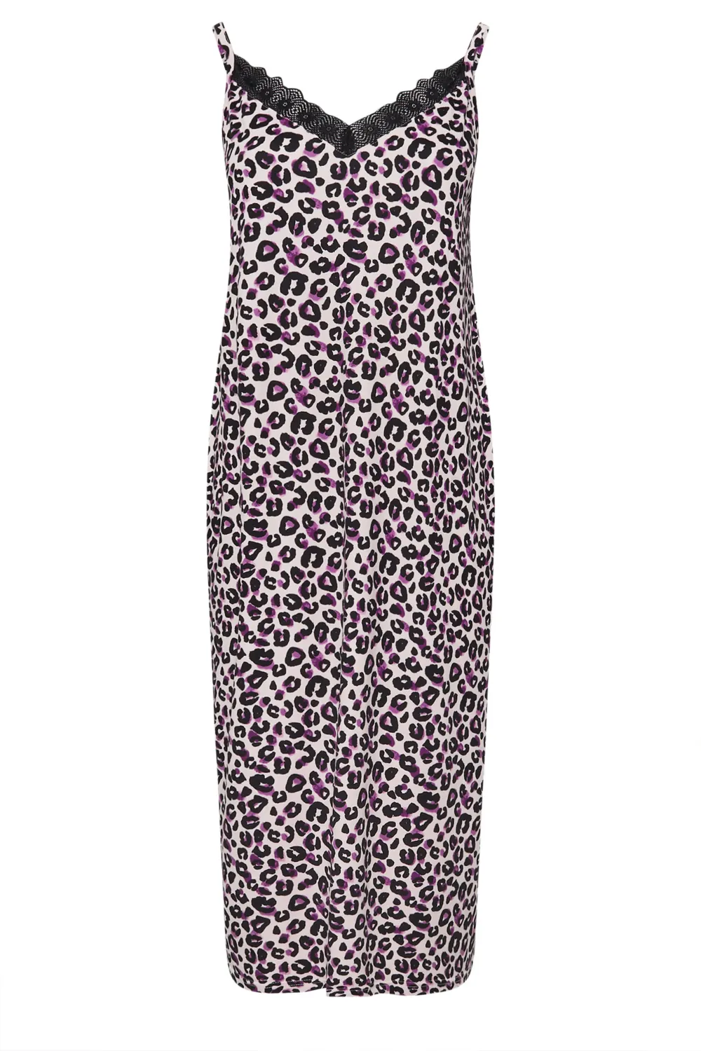 YOURS Curve Blue Snowflake Print Soft Touch Midaxi Chemise