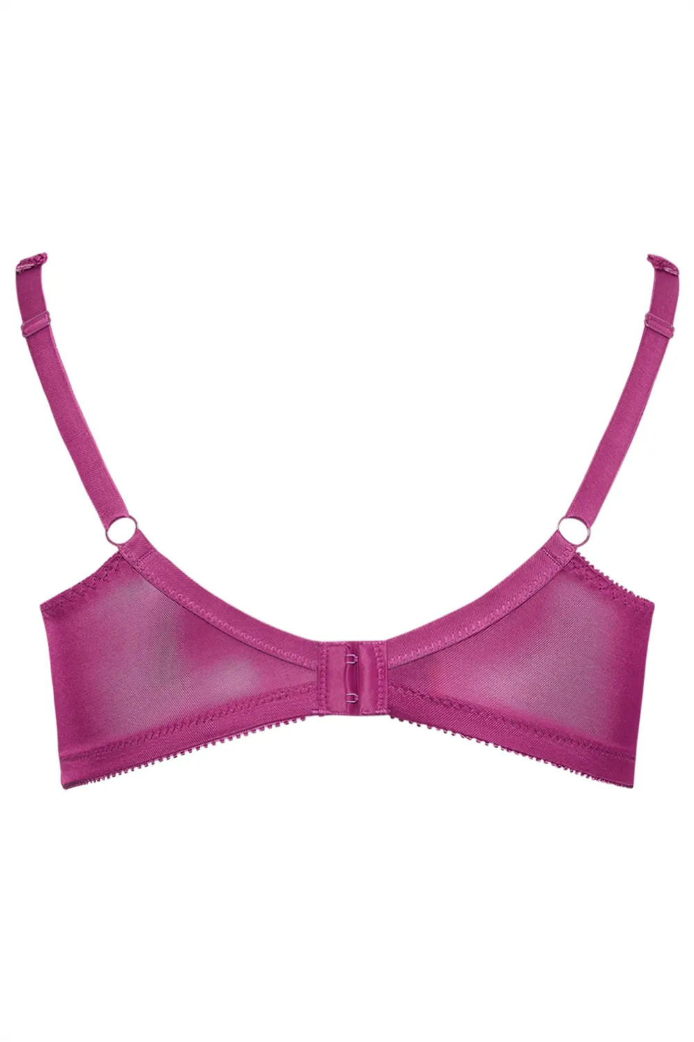 YOURS Curve Green Hi Shine Lace Non-Padded Non-Wired Full Cup Bra