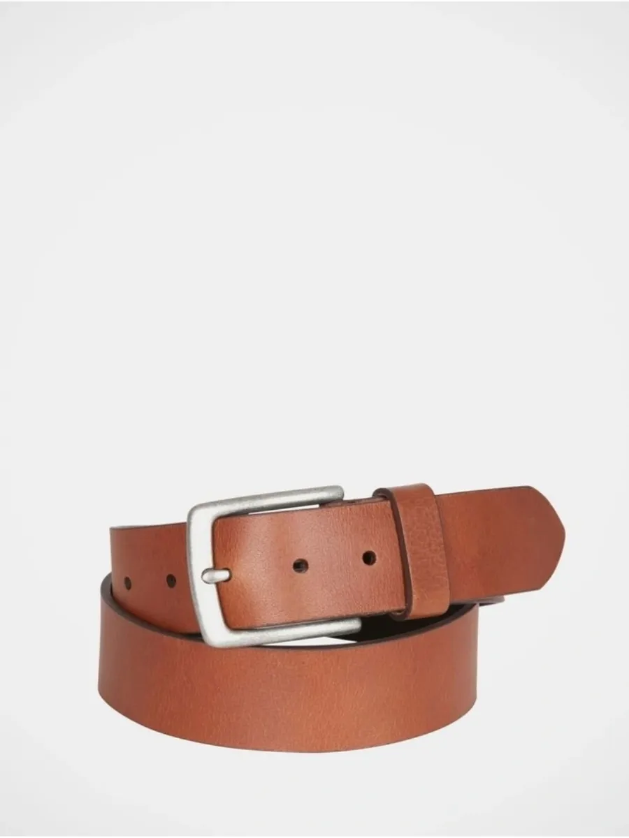 Versatile Tan Leather Belt