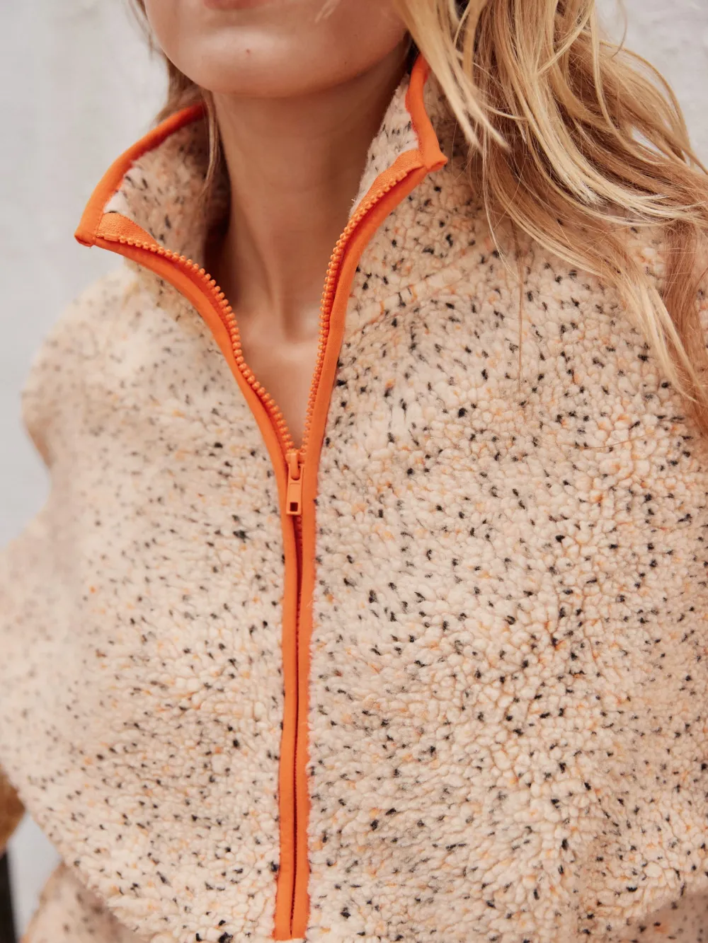 Quarter Zip Fashionable Wool Sweater