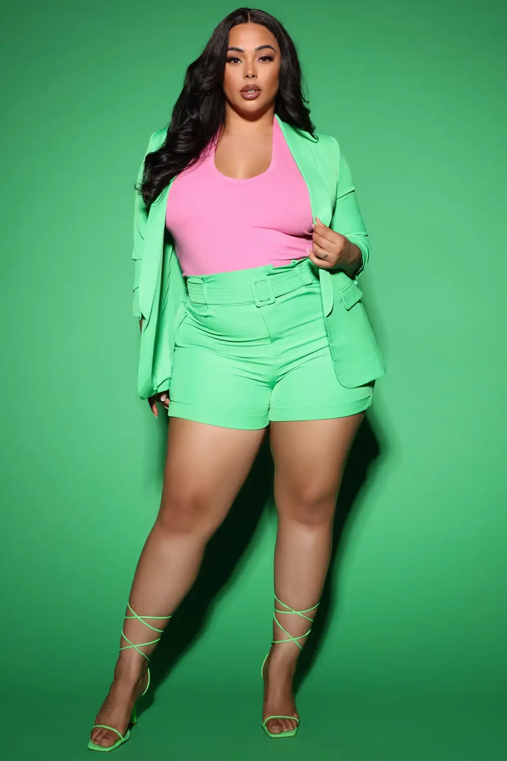 The New Me Halter Bodysuit - Bubblegum Pink