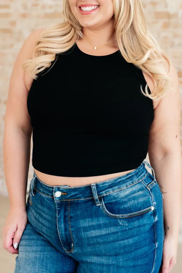 Basic Versatile Simple Daily Black Tank Tops