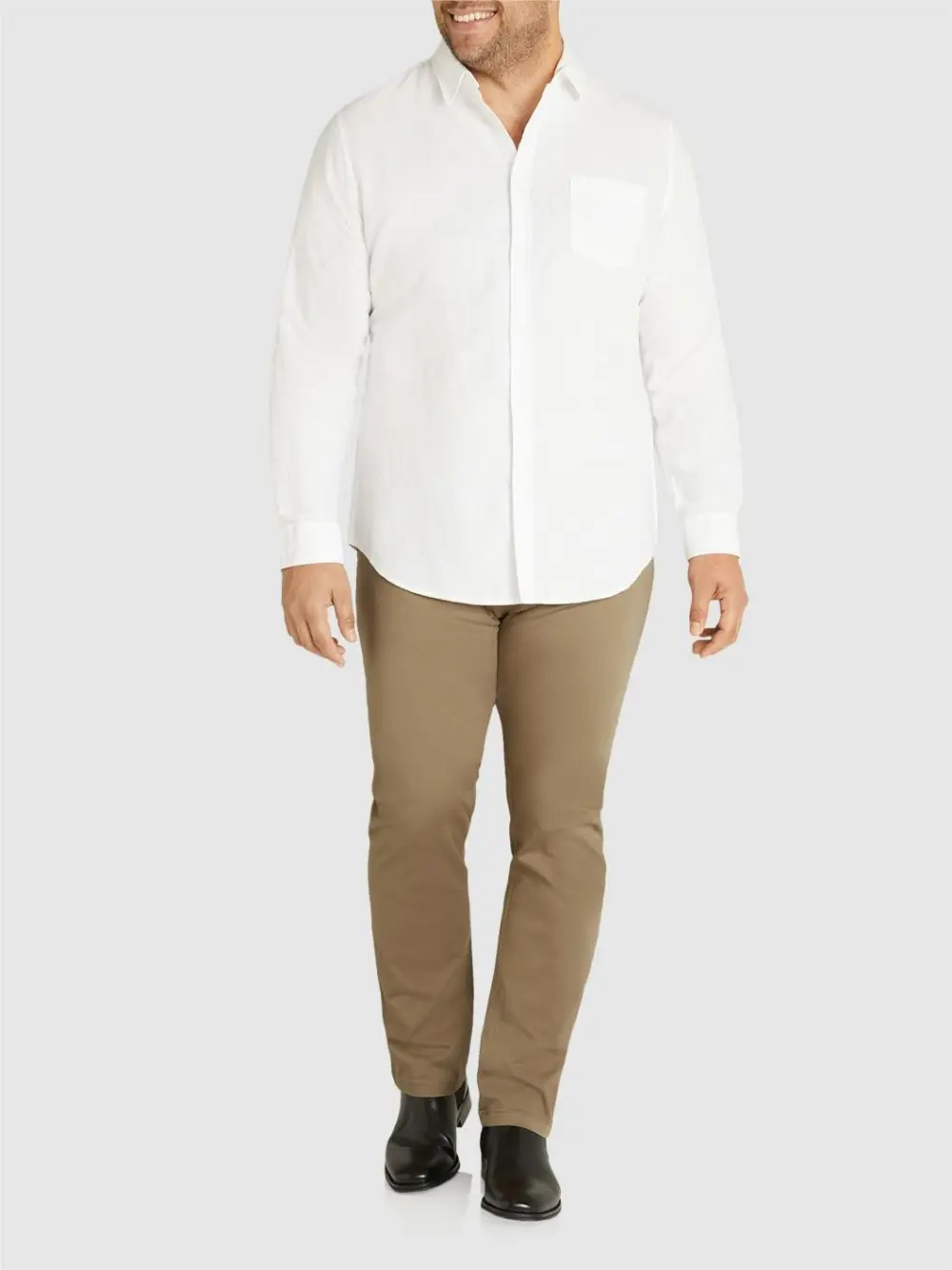 MUSTARD STRETCH CASUAL PANT