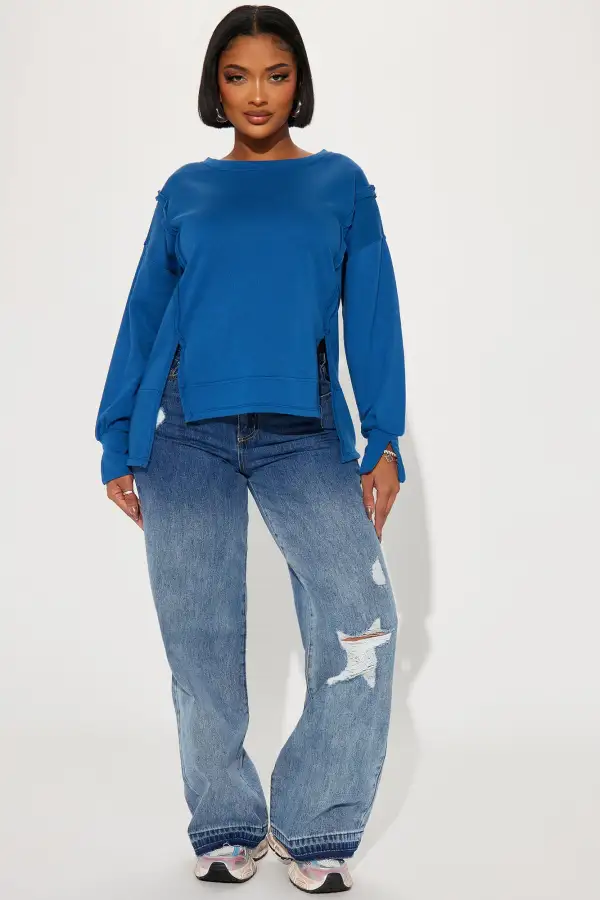 Living In This Sweatshirt - Royal