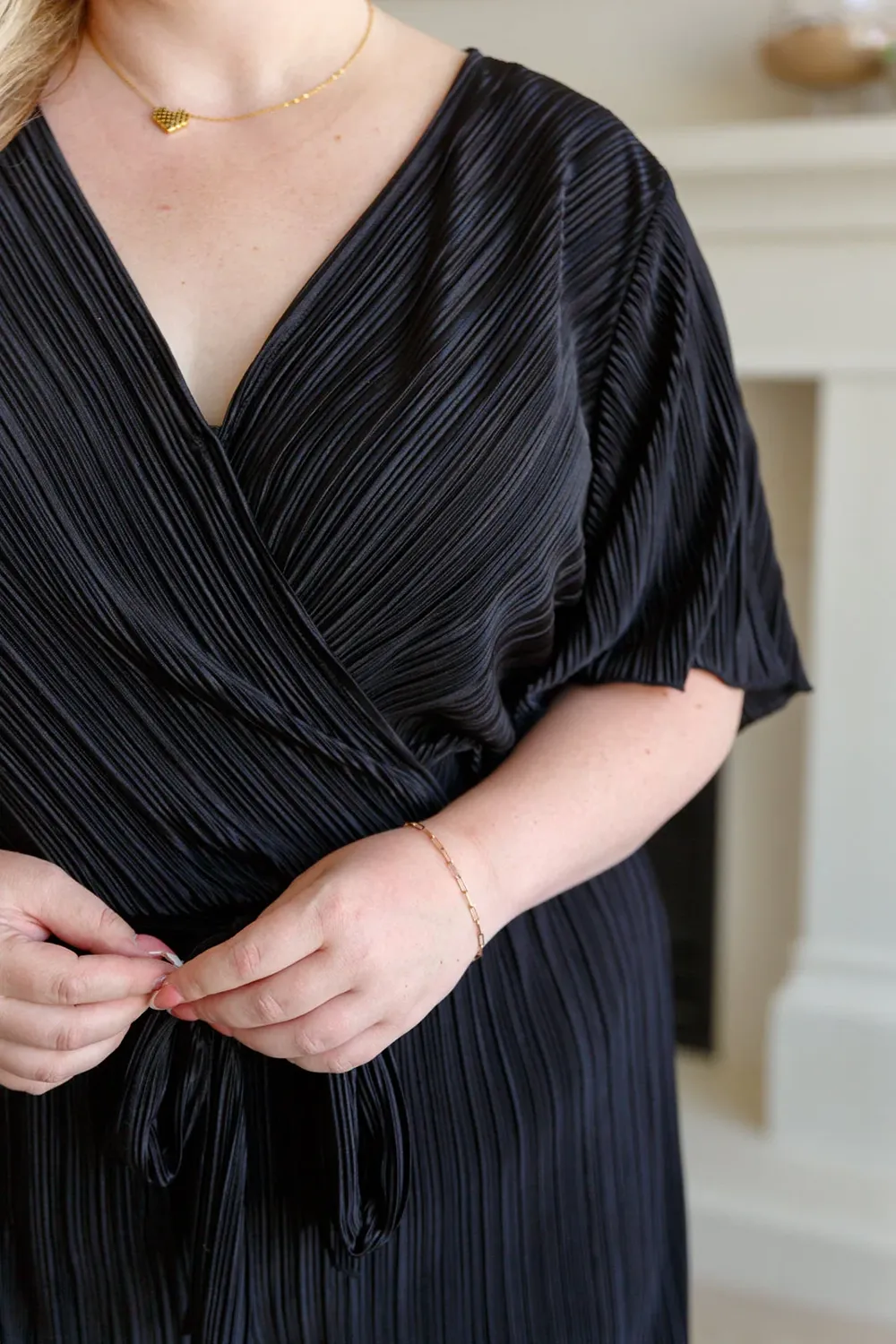 Loose Temperament Commuting  Black Jumpsuit