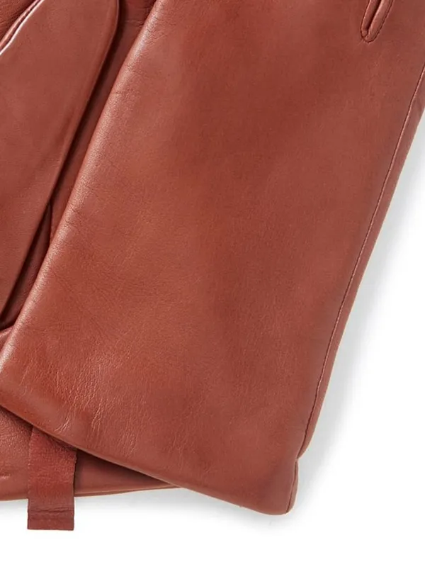 Waterproof leather gloves