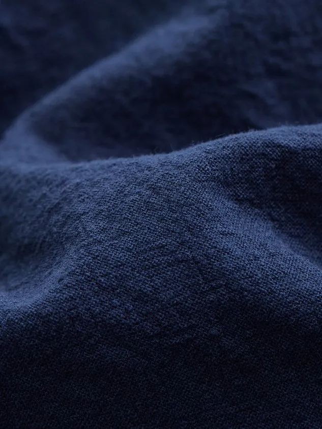 Solid Loosen Casual Cotton V Neck Top