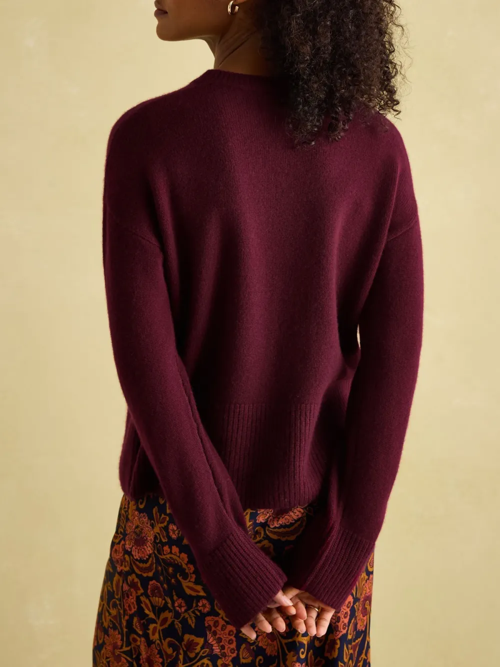 Red 100% Cashmere Jumper