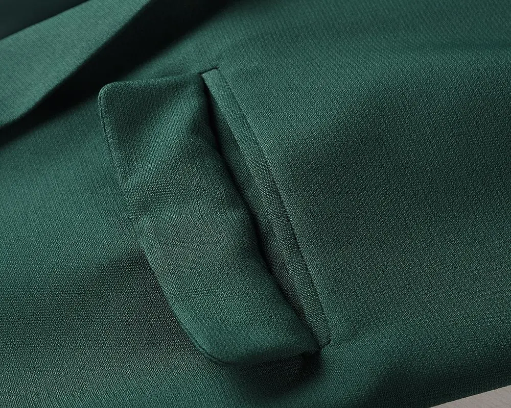 Casual Solid Color Slim Coats