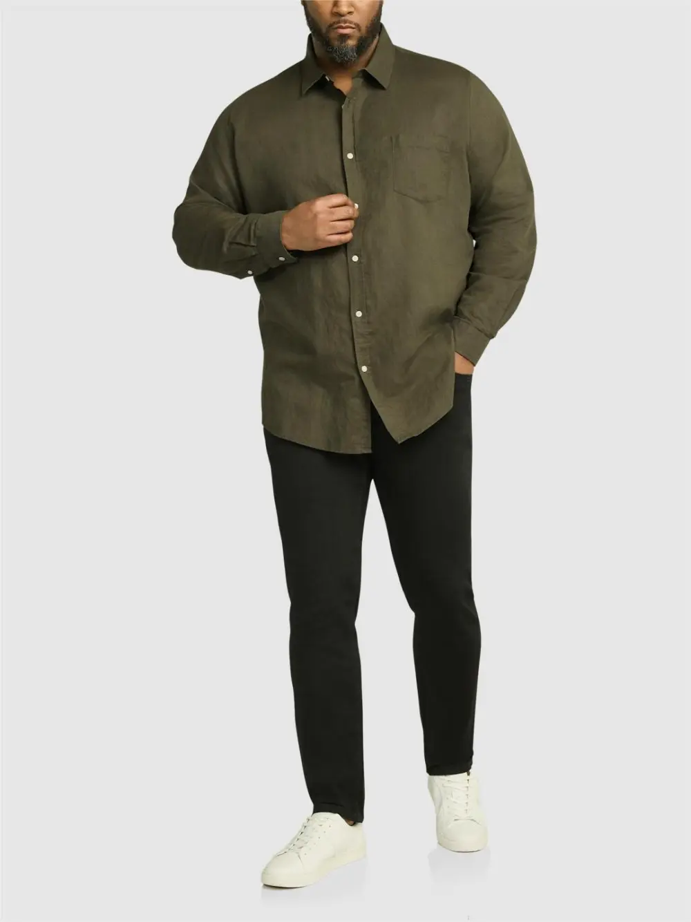 LINEN LONG SLEEVE SHIRT