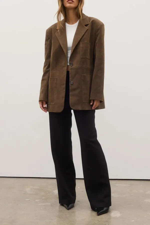 Minimalist High-End Cut Suit Jacket