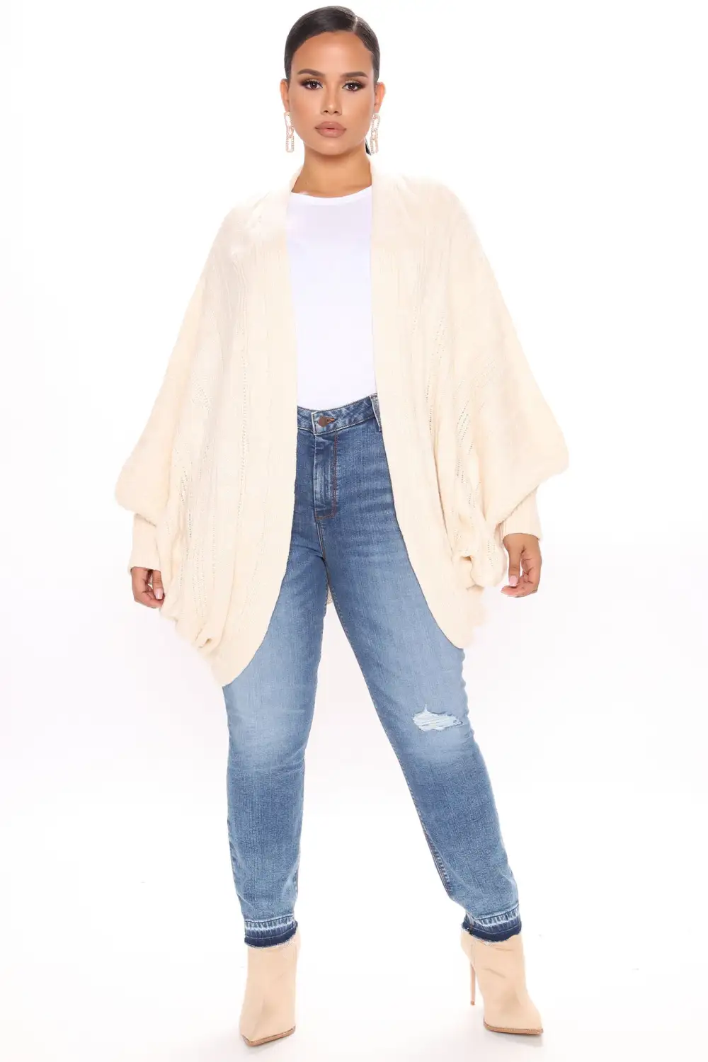 Give Me Cozy Feels Cardigan - Cream