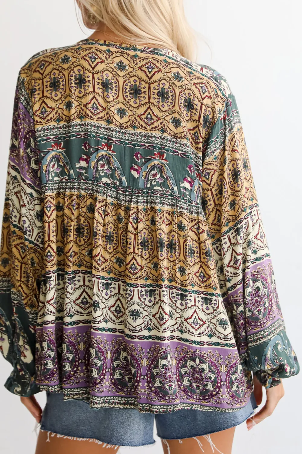 Playful Charisma Teal Blouse