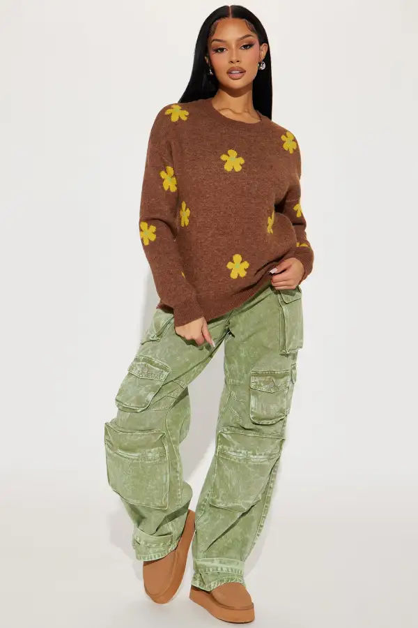 Pick Me Sweater - Brown