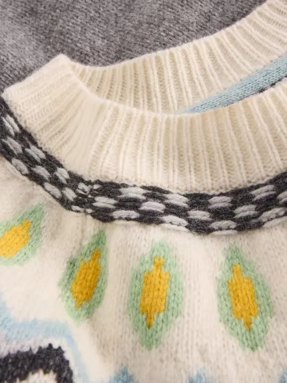 Sunset Fairisle Wool Jumper