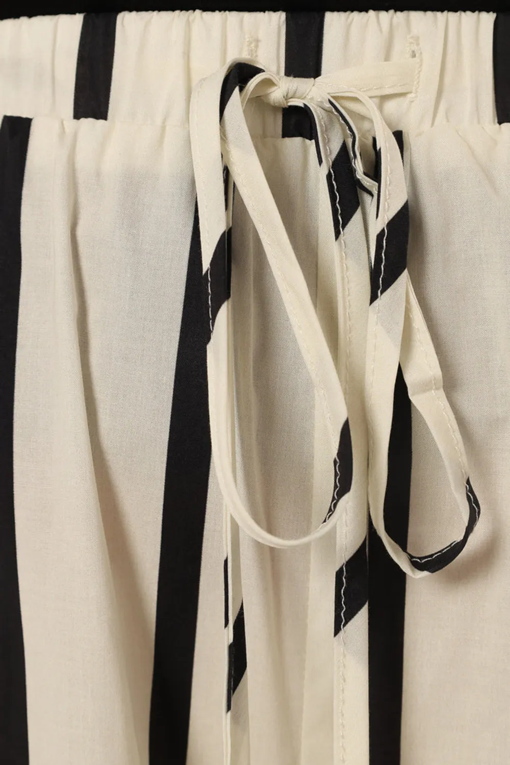 LEISURE CREAM STRIPE PANT