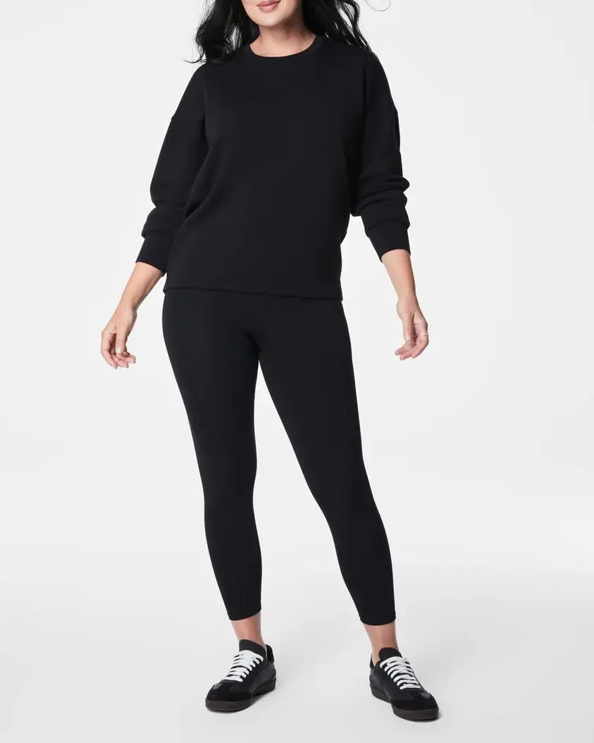 Long-Sleeved Crewneck Casual Sweatshirt