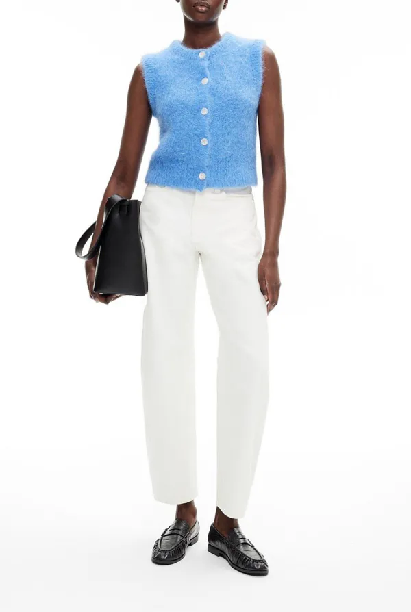 Fuzzy Knitted Fashionable Vest