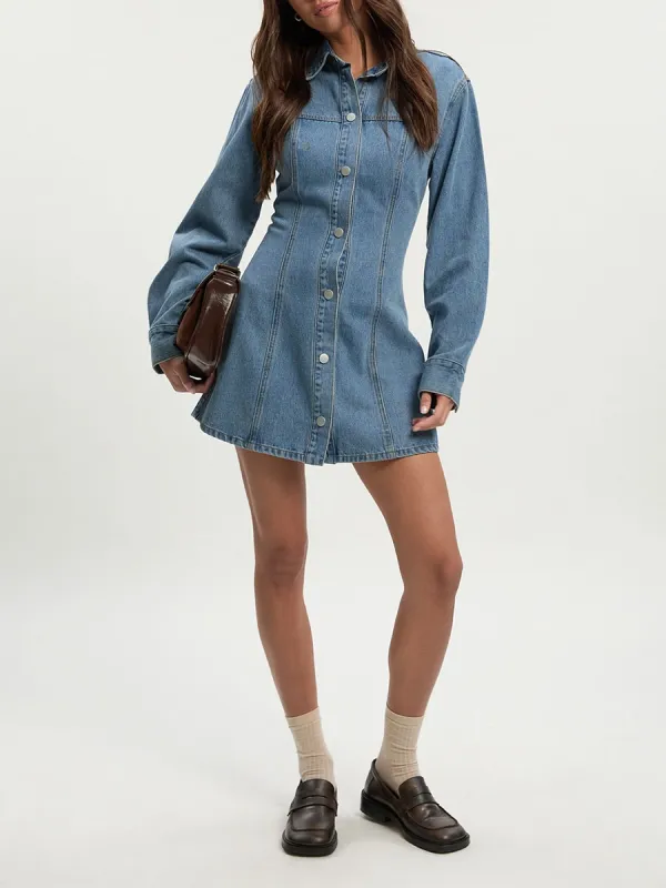 Women's Stylish Smudge-Print Bodycon Mini Dress