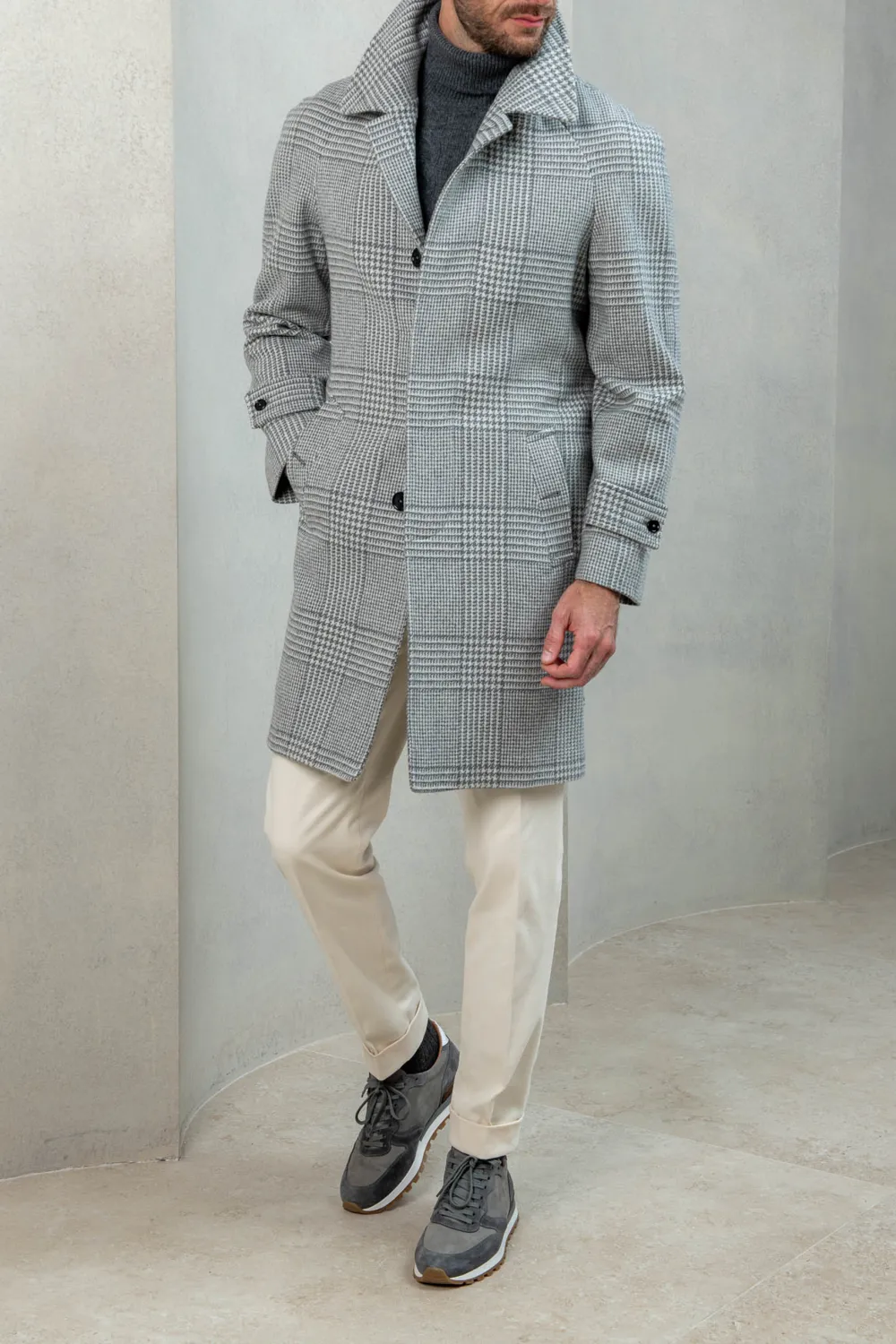 Prince Of Wales Raglan Coat