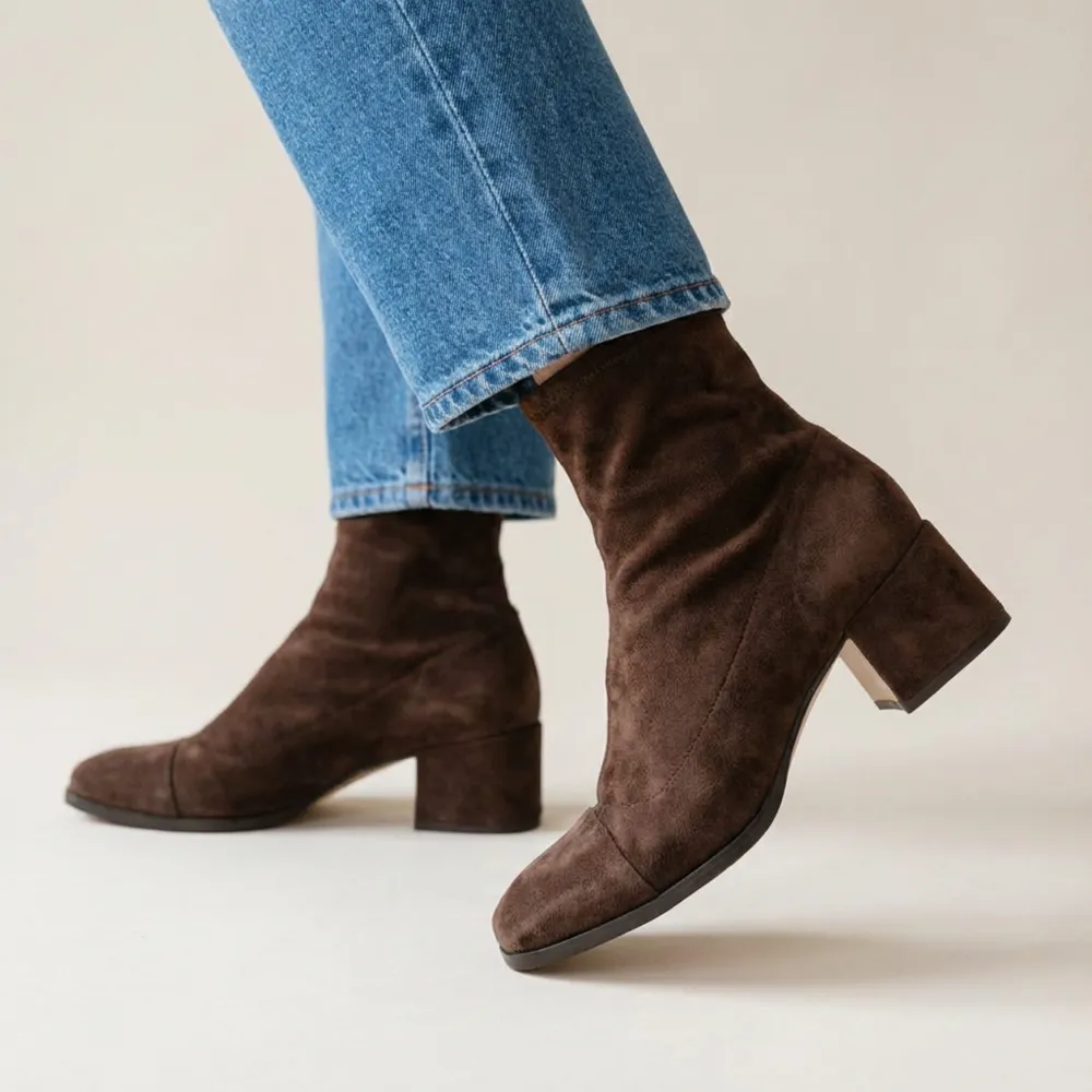 Block Heel Ankle Boots
