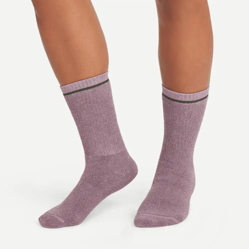Women's Plush Terry Calf Sock 4-Pack Mixed