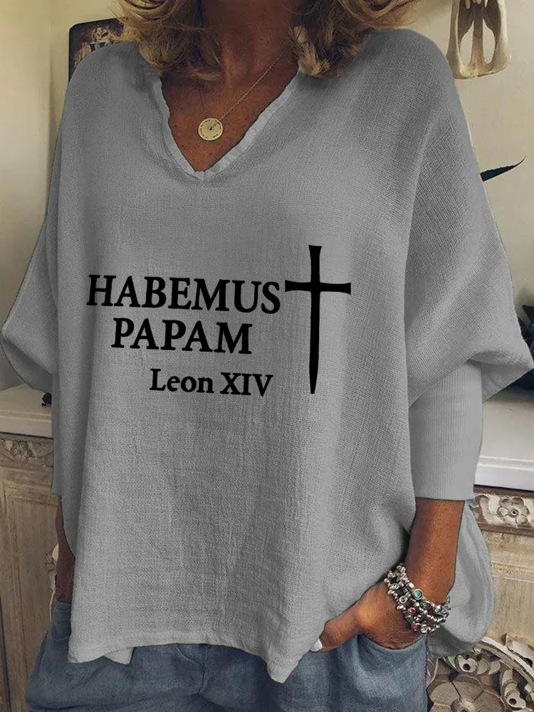 Women's Habemus Papam Leon Xiv Shirt