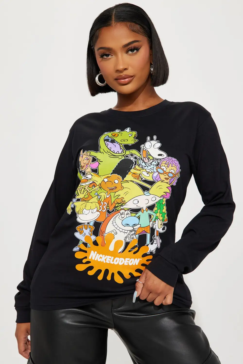 My Childhood Long Sleeve Tee - Black