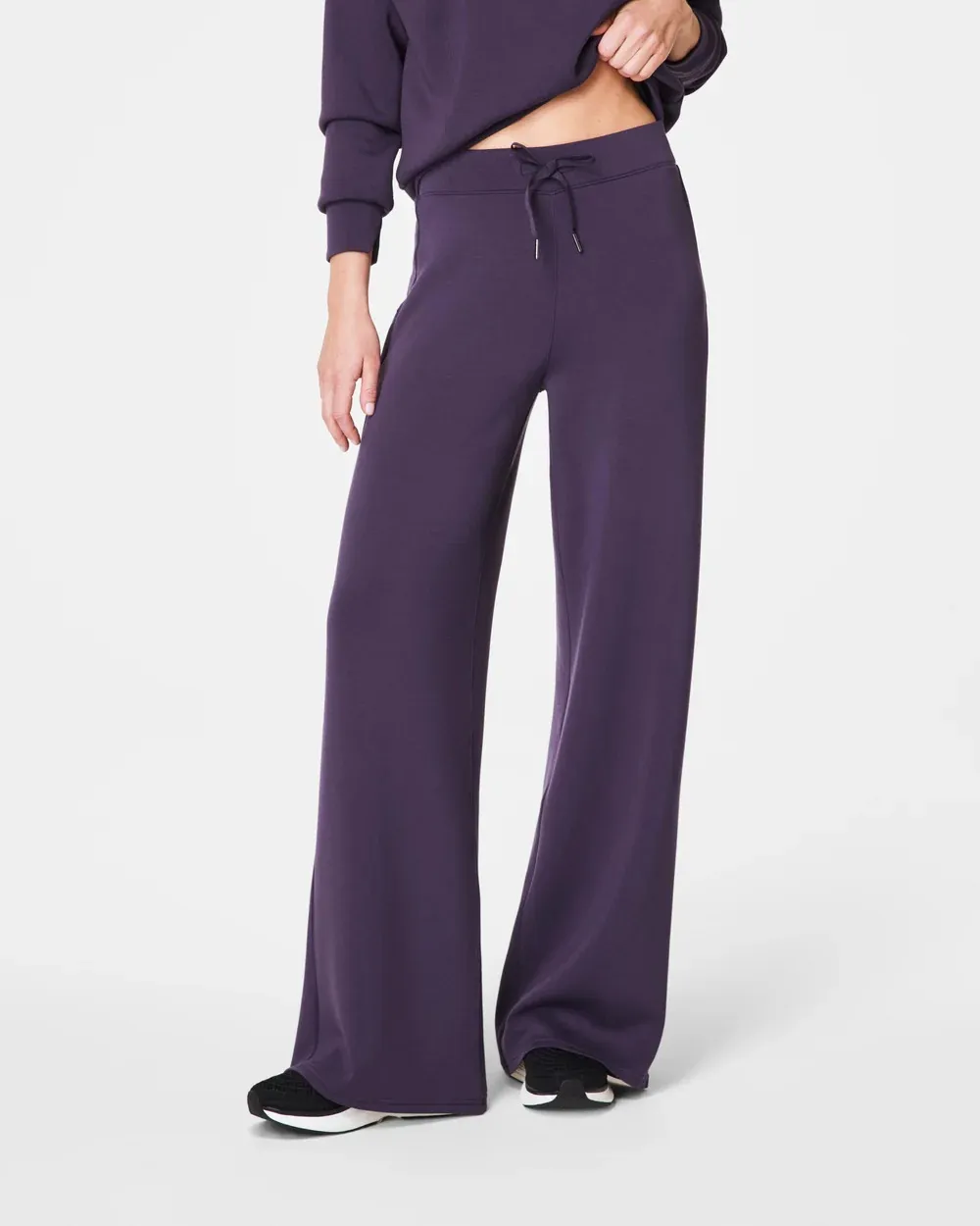 Wide Leg Pant - Aubergine