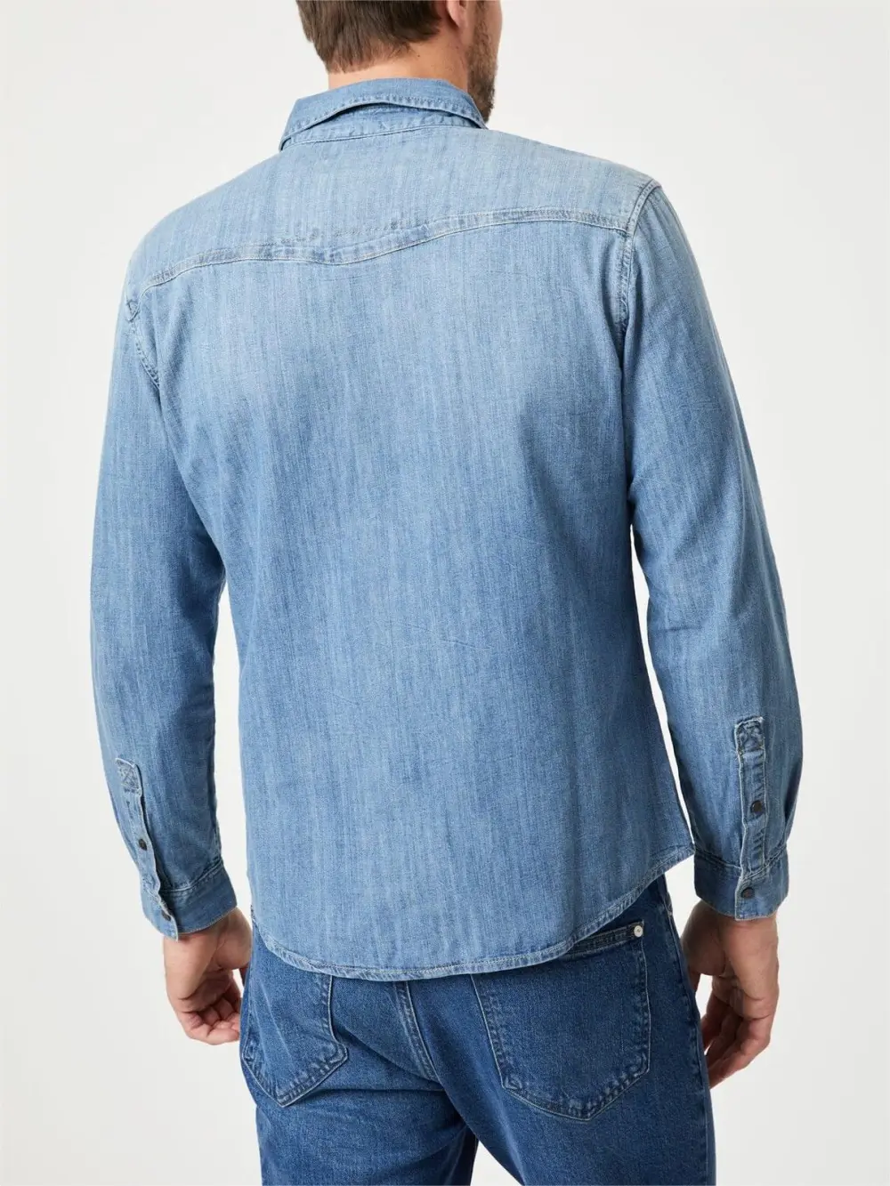 Dark Navy Double - Pocket Men's Shirt