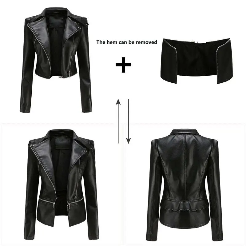 Clearance Sale - Zipper Soft Leather Jacket
