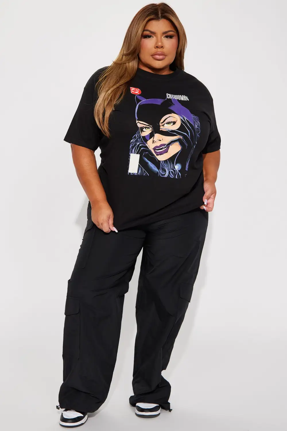 Catwoman Graphic Tee - Black