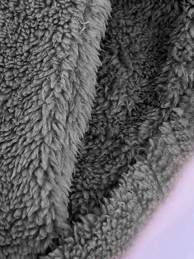 Women's Plush Lounge Fluffy Pajama Fuzzy Warm Winter Pants Nighty Pjs Pure Color Comfort Home Bed Polyester Long Pant Elastic Waist Winter Fall Pink Dark Gray / Fleece