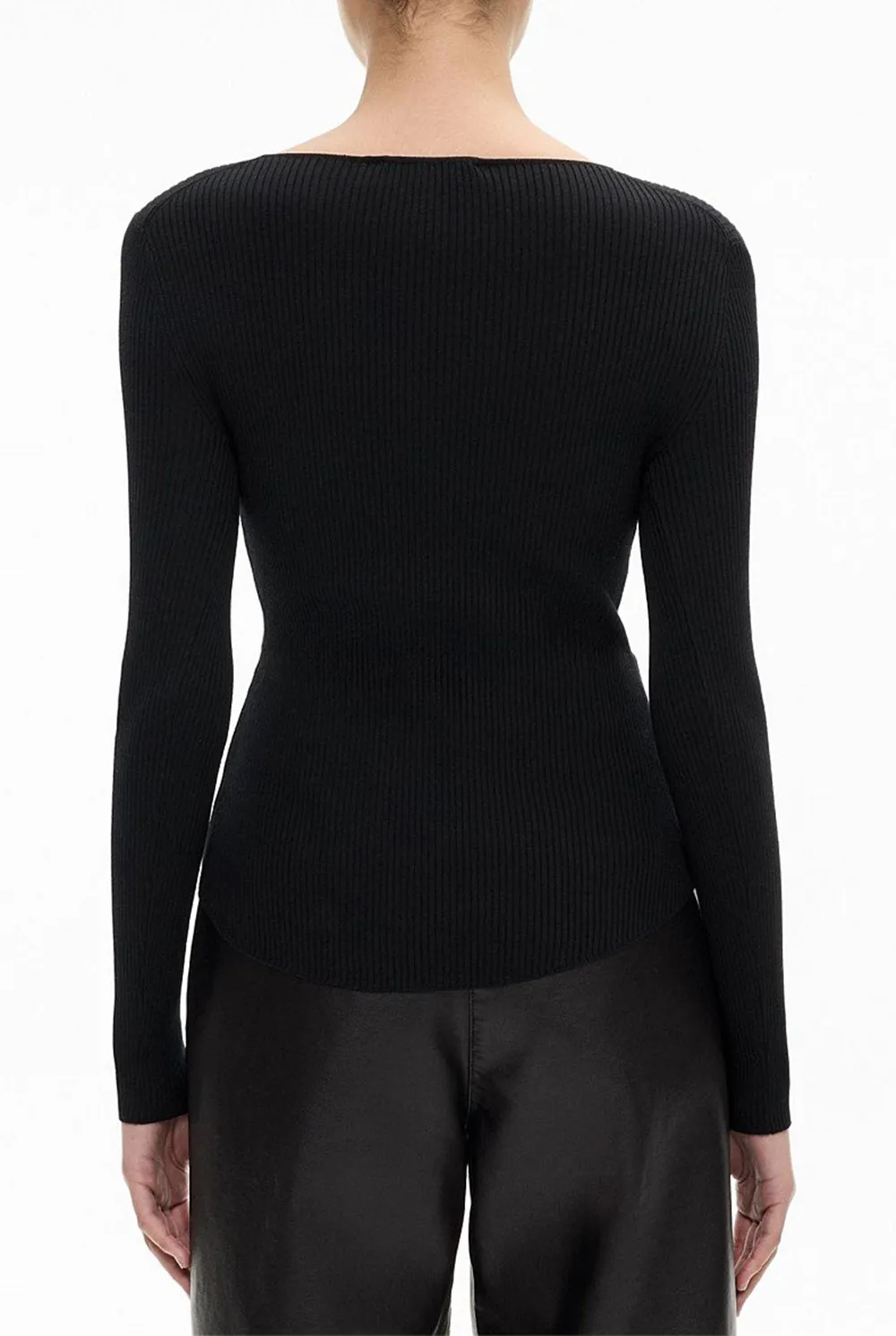 Black Exclusive Slim-Fit Sweater
