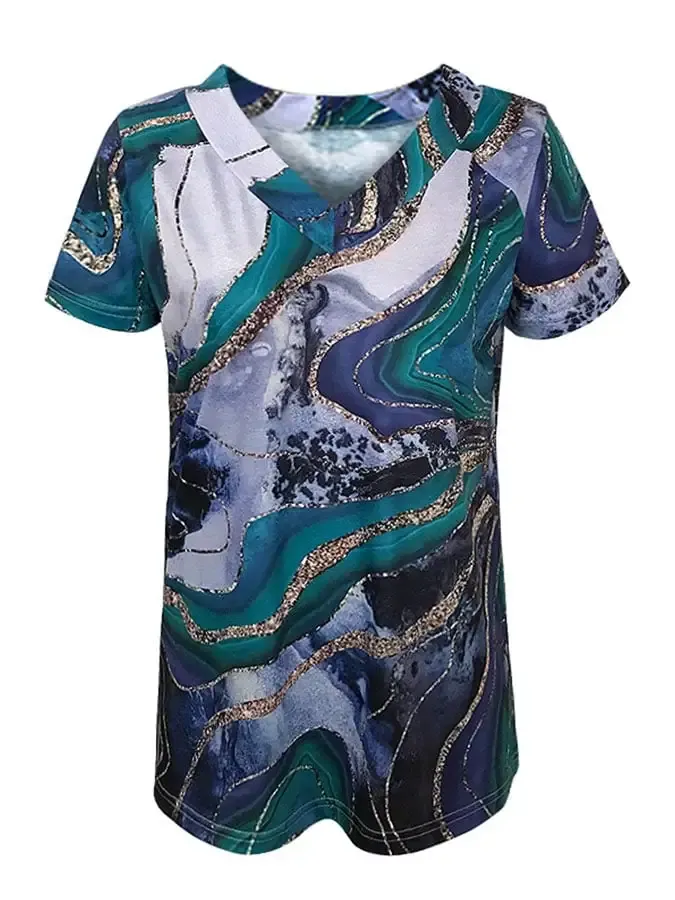 Casual Sea Turtle Print T-Shirt