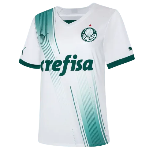 Camisa Palmeiras Away 23/24 Feminina - Branca
