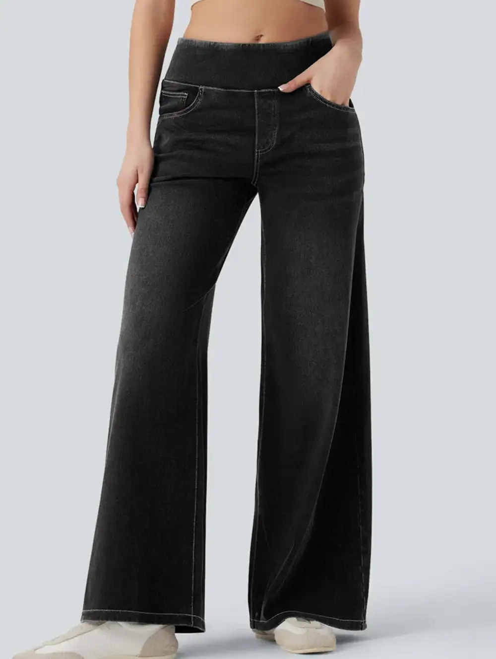 High Waisted Stretch Slim-Fit Jeans