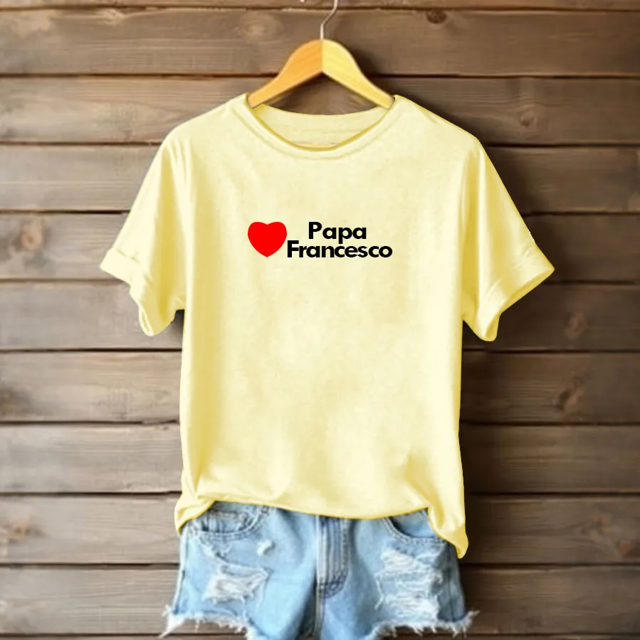 Women's Print Short Sleeve Round Neck Cotton T-Shirt