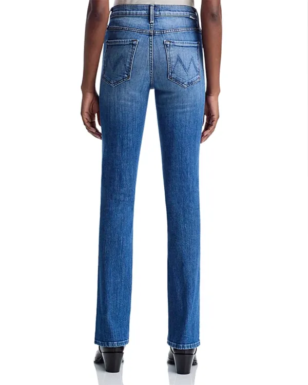 Blue Faded and Whiskered Jeans