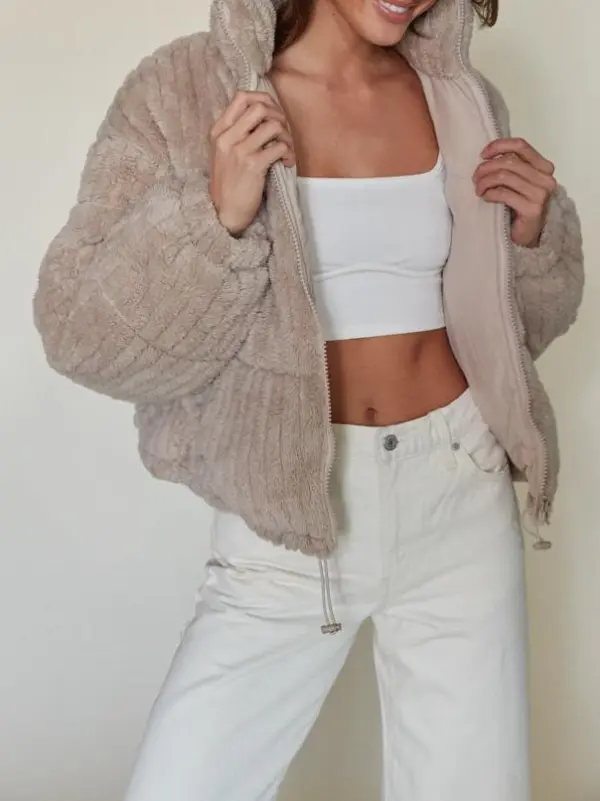 Winnie Plush Puffer Jacket