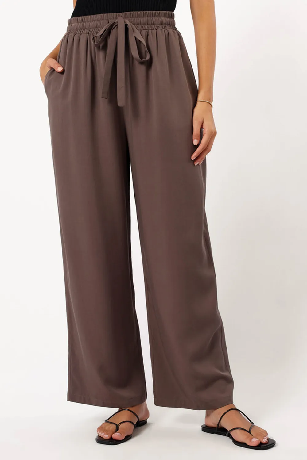 SOFT BELTED PANT