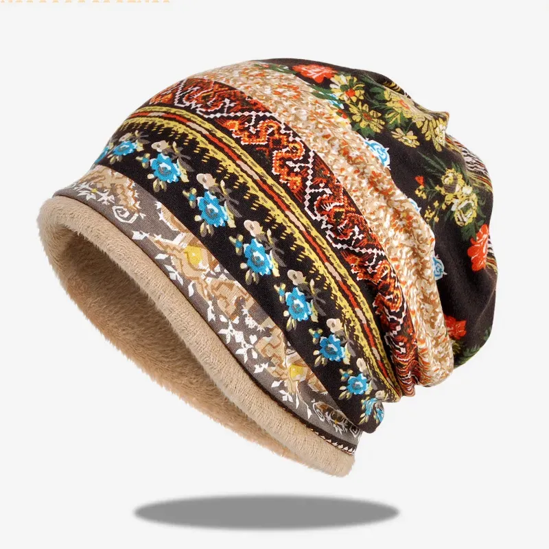 Fashion Fleece Windproof Ear Protection Warm Hat