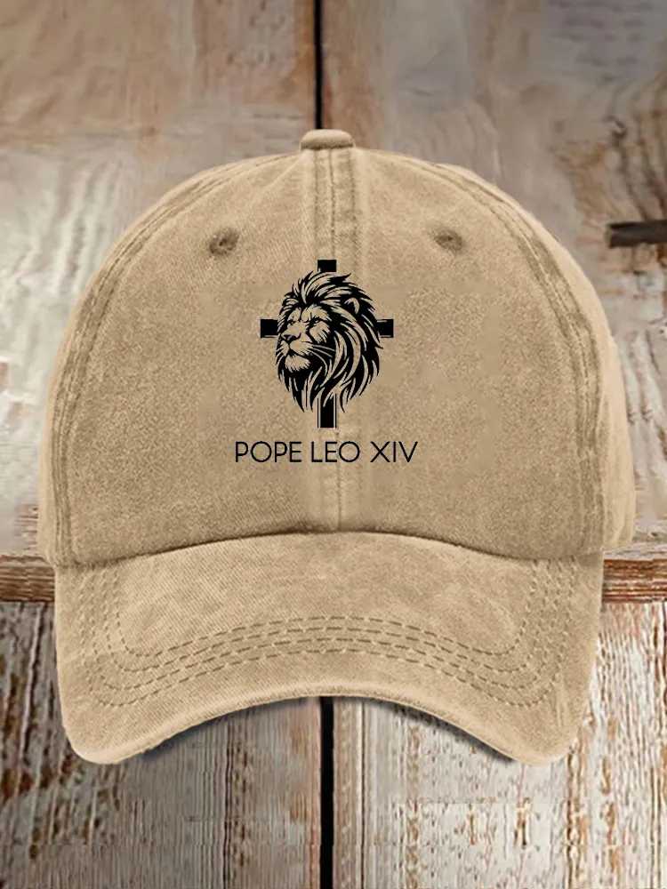 Habemus Papam Leon Xiv Printed Baseball Caps