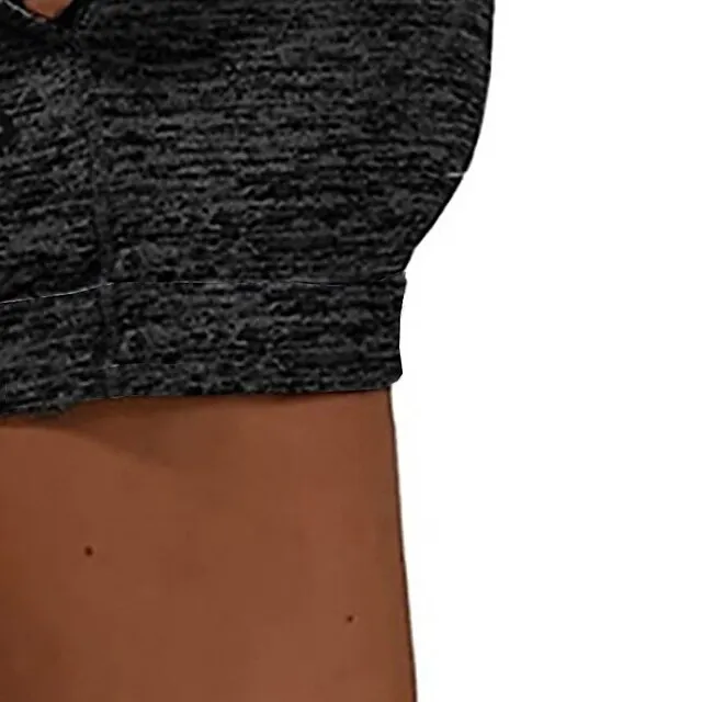 Women's Drawstring Yoga Shorts Quick-drying Solid Colored Elastic Running Bottom Contrasting Colors Pants