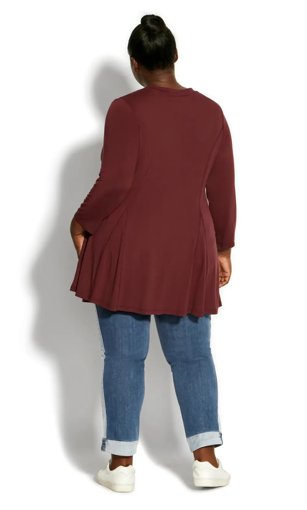 Evans Denim Contrast Trim Jean