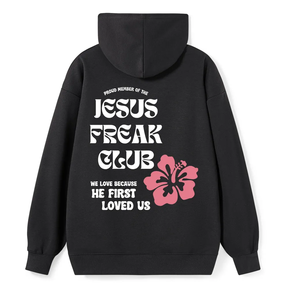 Jesus Freak Club Classic Christian Hoodie